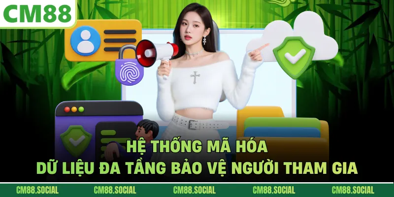 Hệ thống mã hóa dữ liệu đa tầng bảo vệ người tham gia
