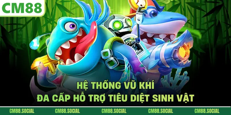 Hệ thống vũ khí đa cấp hỗ trợ tiêu diệt sinh vật