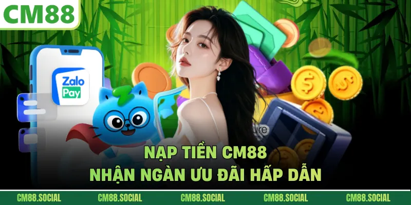 Nạp tiền CM88 nhận ngàn ưu đãi hấp dẫn